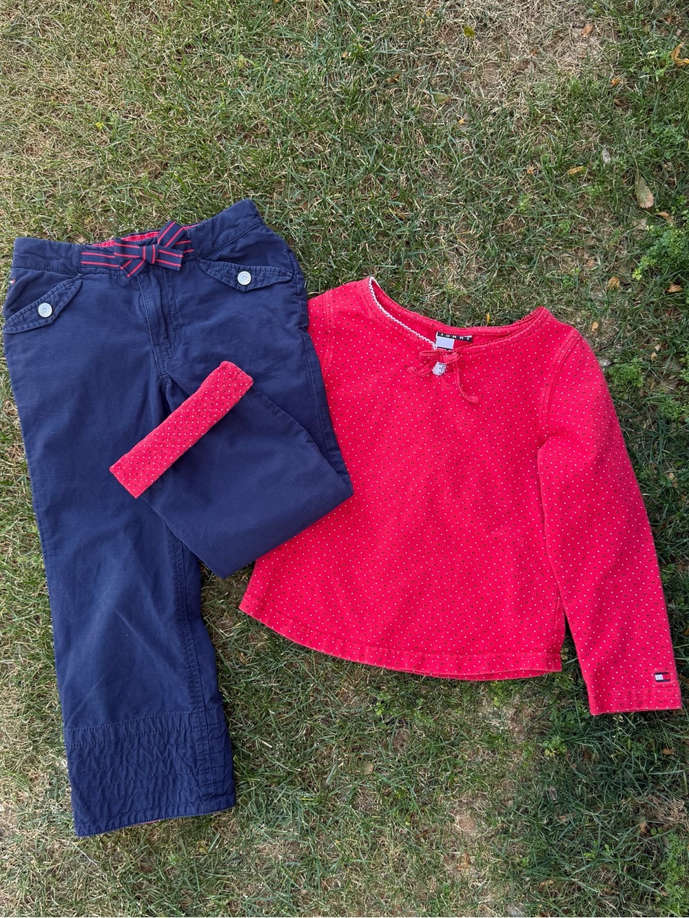 Vintage Y2K 2004 Tommy Hilfiger Two Piece Set 3/4T